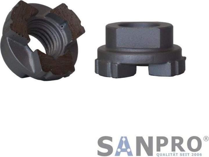 Produktbild Nozar Diamantwerkzeuge SANPRO 30 mm Diamant Schleifteller zur Untergrundbegradigung für Winkelschleifer