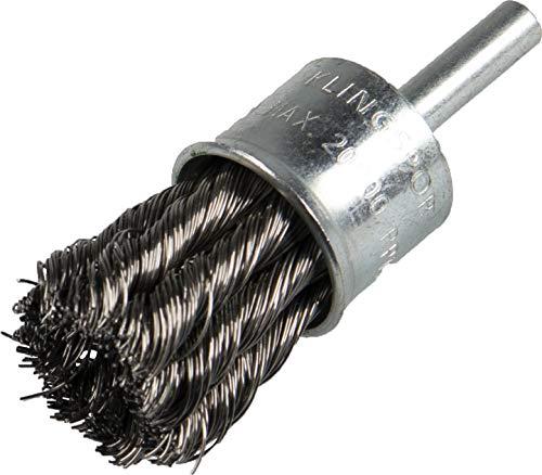 MGA 10X KLINGSPOR 358341 Pinselbürste gezopft, 22 x 6 mm, für EDEL-Stahl