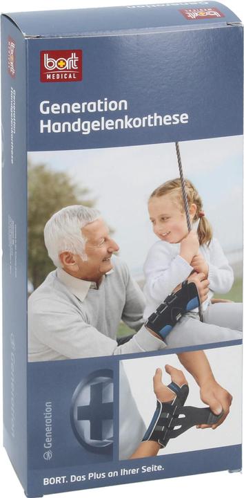 Produktbild Bort Medical Generation Handgelenkbandage L links blau