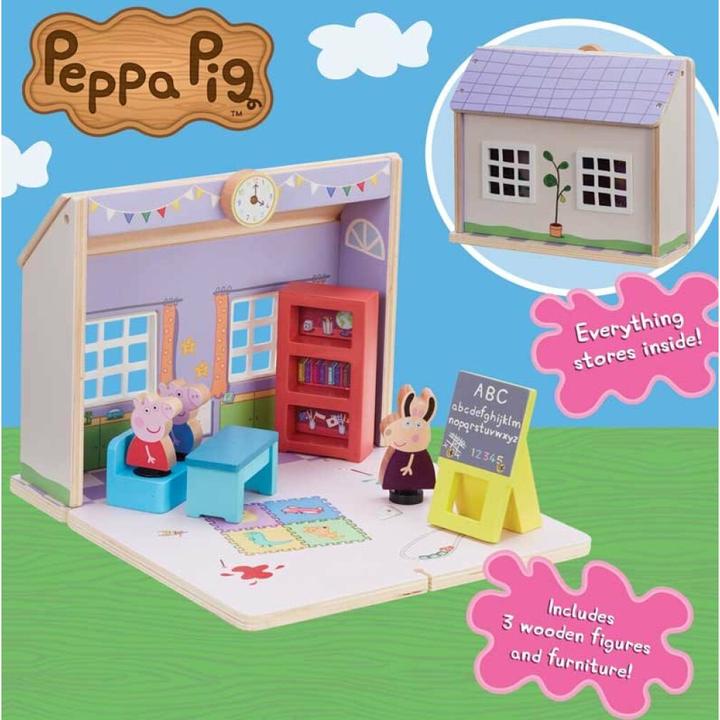 Actual product image Peppa Pig Tm Toys Figure - Wooden School (455977)