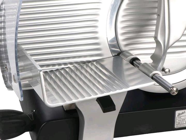 Actual product image Berkel Red Line 250 matt black slicer with 250 mm steel blade