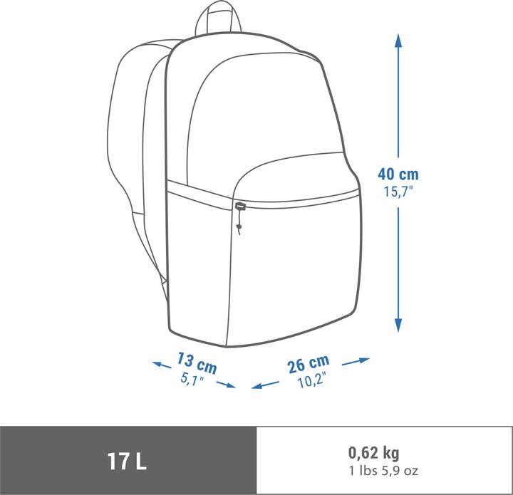 Image du produit Quechua BACKPACK NH ESCAPE 100 (17 l)