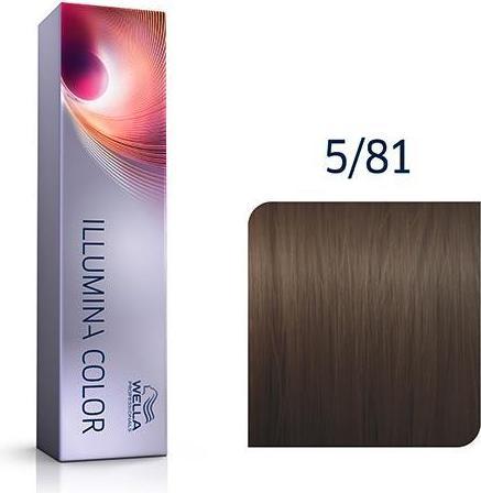 Actual product image Wella Illumina Color (5/81 Light Brown Pearl-Ash)