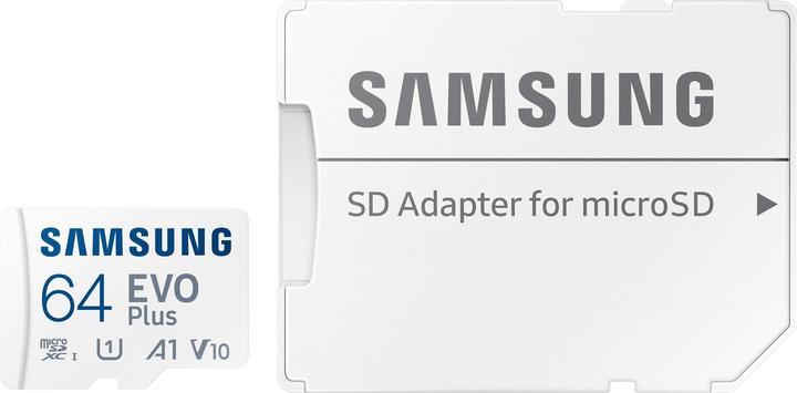 Image du produit Samsung EVO Plus (64 Go, microSDXC, U1, UHS-I)