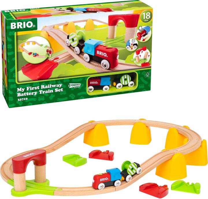 Actual product image Brio My first train set with battery locomotive