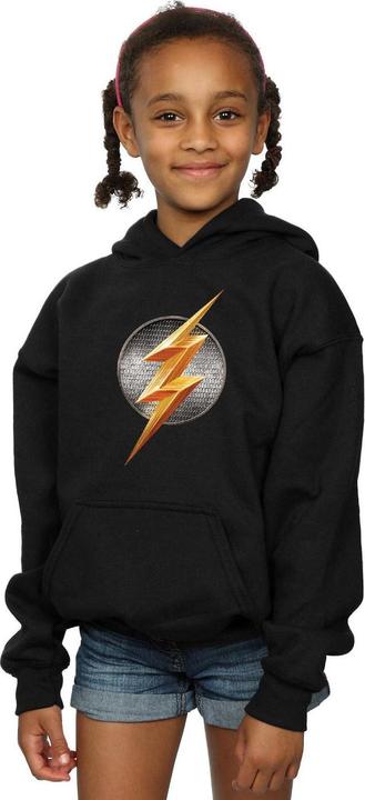Produktbild Justice League Movie Flash Emblem Kapuzenpullover Mädchen (140, 146)