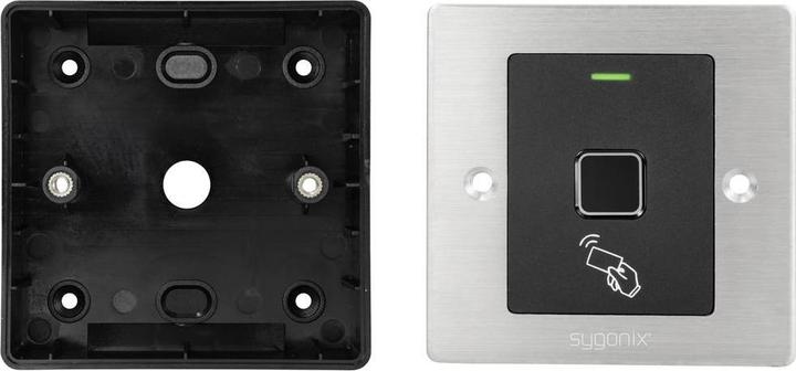 Actual product image Sygonix SY-6097868 Fingerprint/RFID flush-mounted access system 12 V/DC, 18 V/DC IP (Fingerprint, Key card)