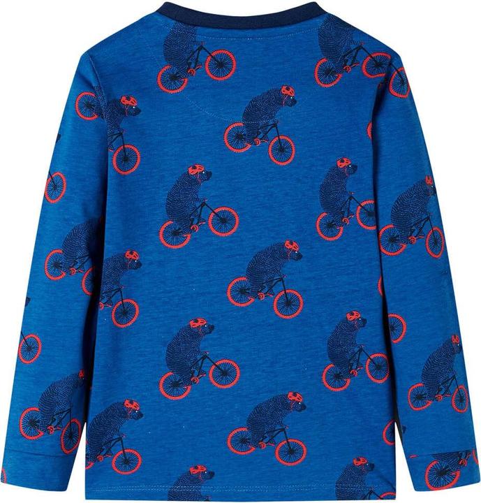 Produktbild VidaXL Kinderpyjama mit Langen Ärmeln Petrolblau 140,Material (140)