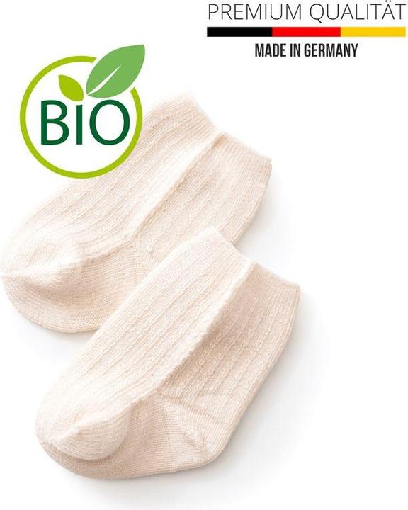 Immagine prodotto Sonnenstrick Calzini per bambini Calzini a maglia per bambini Calzini per neonati Primi calzini per bambini (Confezione singola, 15 - 16)