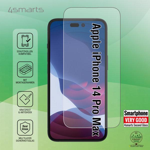 Immagine prodotto 4smarts Secondo vetro 2.5D (1 Pezzo/i, Apple iPhone 14 Pro Max)