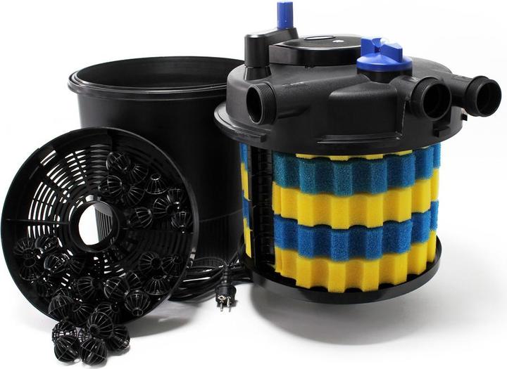 Produktbild SunSun CPF-20000 SET bis 40000l 36W UVC NEO12000 Pumpe Schlauch Teichfilterset