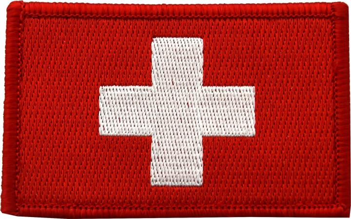 Pinex Schweizer Wappen gesticktes Abzeichen 80mm x 50mm