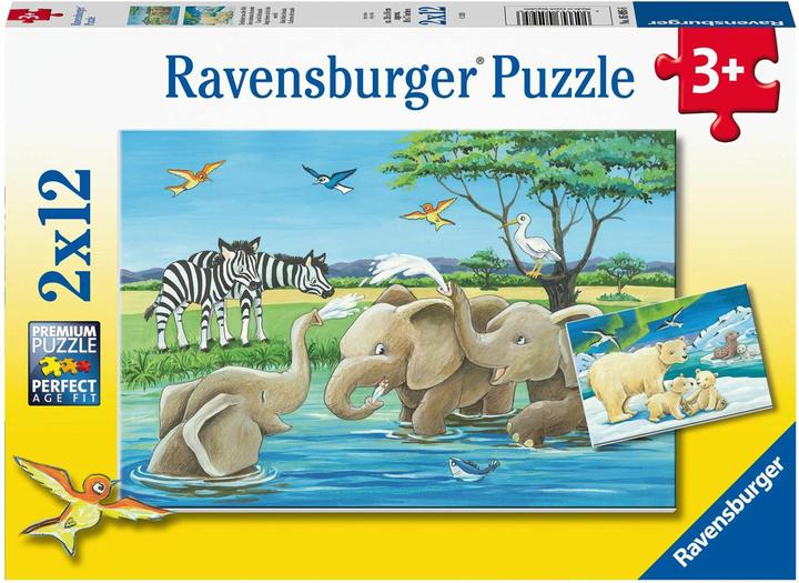 Image du produit Ravensburger Les enfants des animaux du monde entier (12 pièces)