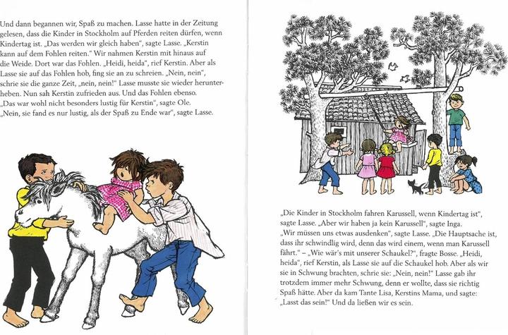 Produktbild Kindertag in Bullerbü (Deutsch, Ilon Wikland, Silke von Hacht, Astrid Lindgren, 1967)