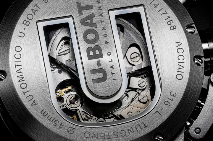 Produktbild U-Boat 9568 Classico 45 mm Tungsteno CAS 2 Herrenuhr 10ATM (Chronograph, 45 mm)