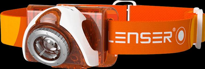 Immagine prodotto Ledlenser SEO3 Arancione con 3x batterie AAA (100lm / 100m / MIN 10h - MAX 40h - IPX6) (100 lm)
