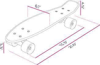 Produktbild Streetsurfing Popsi Yellow (21.65")