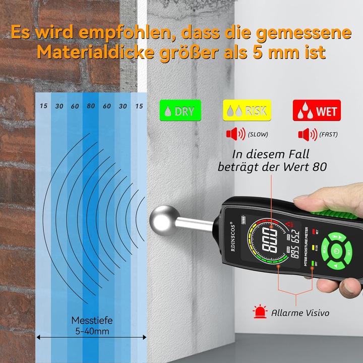 Actual product image Rdinscos Moisture Meter