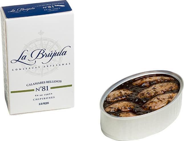 Image du produit La Brújula Bébé poulpe farci à l'encre (110 g)