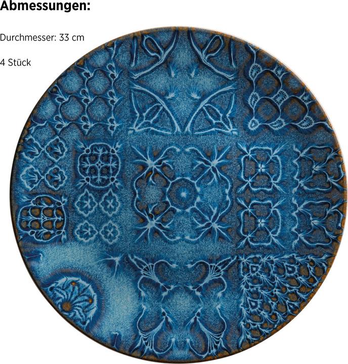 Produktbild Mäser Trad. Tiles Blau (1 x, 33 cm)