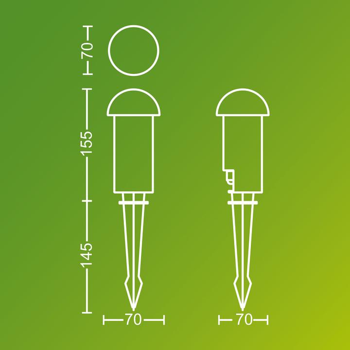 Actual product image Philips Edwina 3er-Set Niedervolt