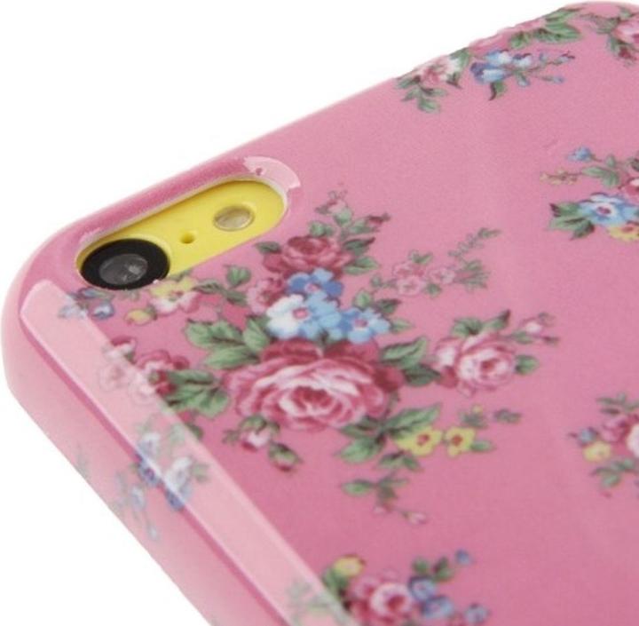 Produktbild König Design Schutzhülle Hard Case für Apple iPhone 5c blume (Apple iPhone 5c)
