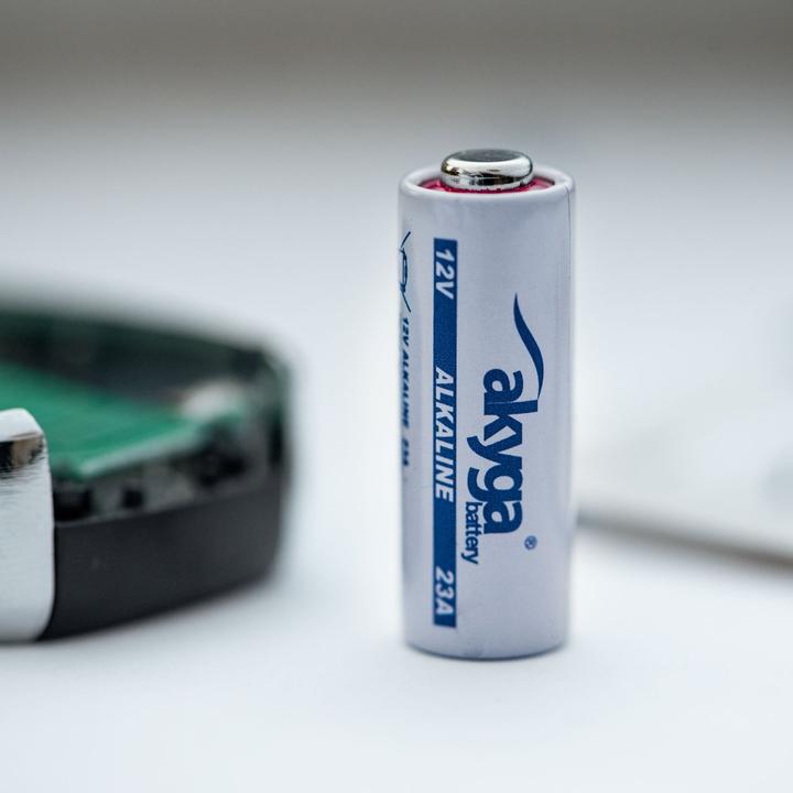 Actual product image Akyga 23A Spezial-Batterie 23 A Zink-Kohle 12 V 48 mAh 1 St. (1 pcs., A23, 48 mAh)