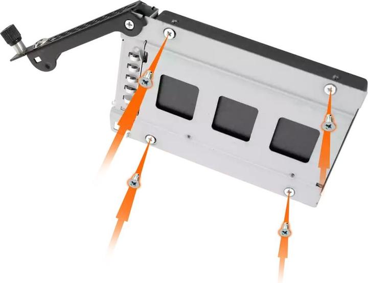 Actual product image Icy Dock MB492SKL-B 3.5in Case 2.5in HDD or SSD SAS SATAIII for industrial systems with dust cover....