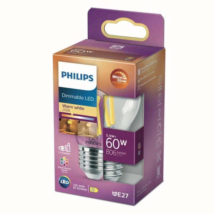 Image du produit Philips LED Classic (E27, 5.90 W, 806 lm, 1 x, D)