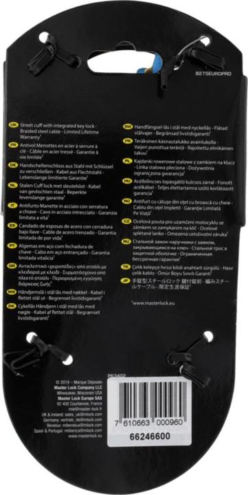 Produktbild Master Lock Handschellenschloss Street Cuff (100 cm)