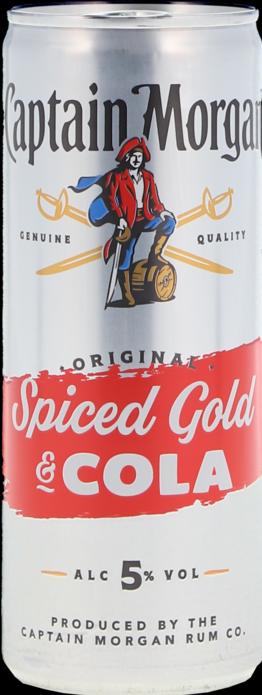 Produktbild Captain Morgan Spiced Gold & Cola (1 x 25 cl)