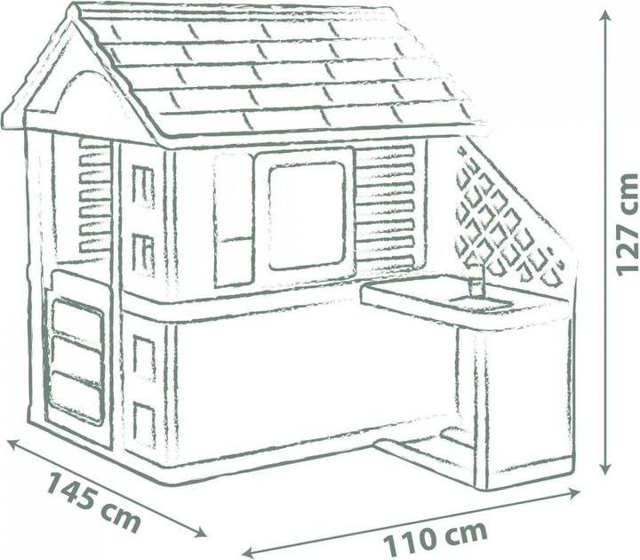 Actual product image Smoby Life Nature with kitchen