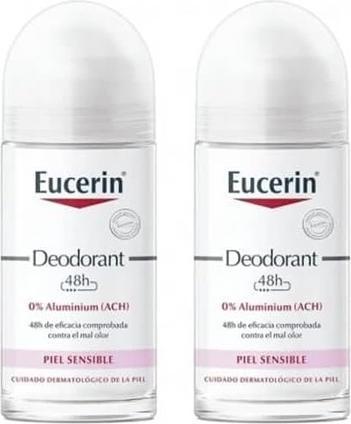 Produktbild Eucerin Deodorizing Roll-On 24h Without Aluminum 50ml - Pack of 2 (Roll-on)