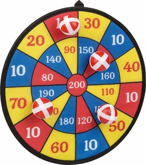 Immagine prodotto Idena Gioco delle freccette con 4 palline in velcro, ca. 35cm