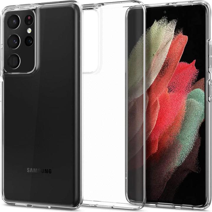Actual product image PhoneLook Cover Rubber Silicone Gel Simple Super Clear Flexible (Samsung Galaxy S21 Ultra 5G)