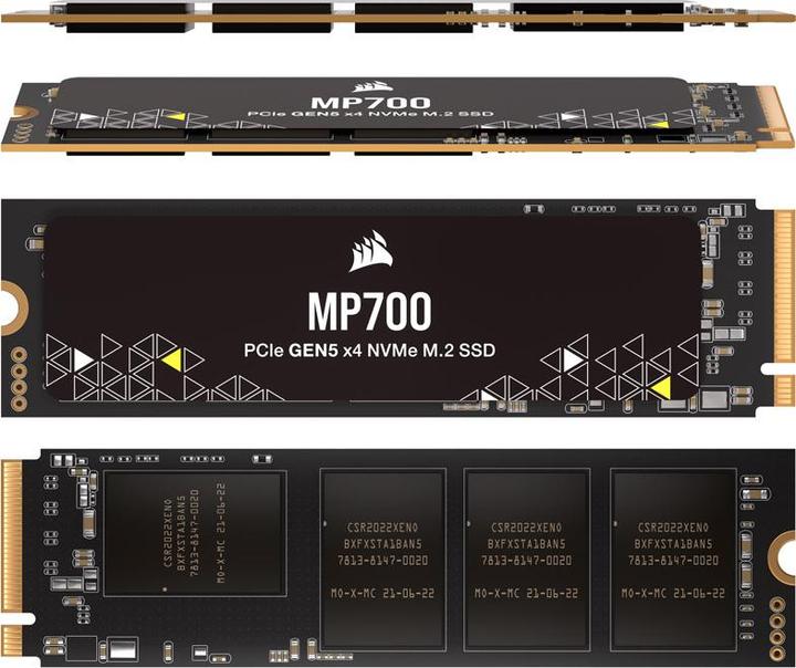 Actual product image Corsair MP700 (1000 GB, M.2 2280)