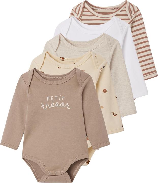 Actual product image Vertbaudet 5er-Pack Baby Schlupfbodys Oeko-Tex (86)