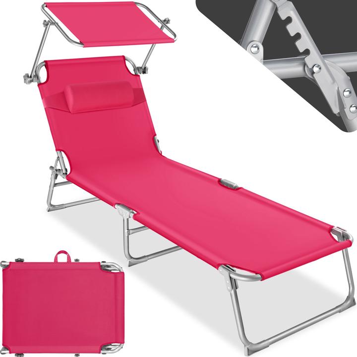 tectake Gartenliege (161 cm)