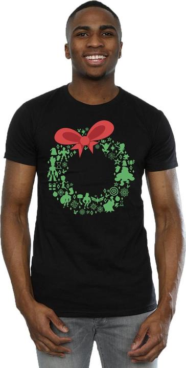 Immagine prodotto Avengers Christmas Wreath Maglietta Uomo (S)