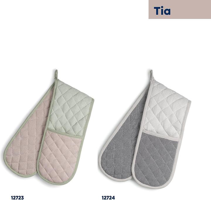 Kela Double Oven glove Tia graphit