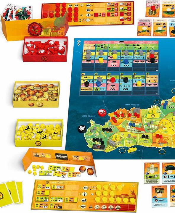 Actual product image Feuerland La Famiglia -The Great Mafia War (English)