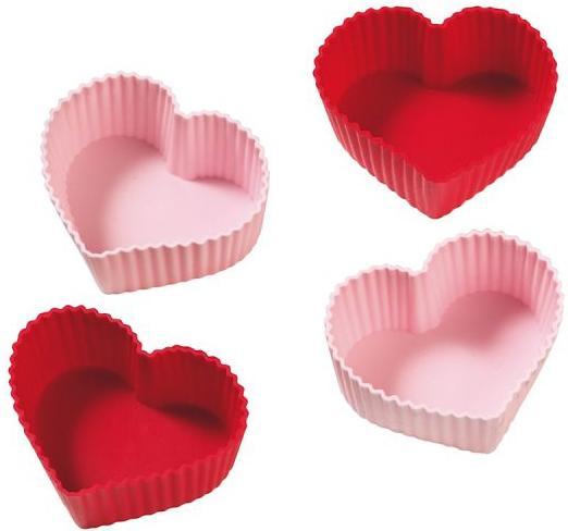 Birkmann Muffin au coeur 4pc (7 cm)