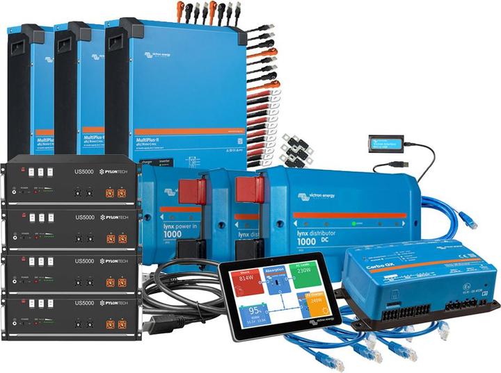 Produktbild Offgridtec Backup-Kit 3-phasig Nachrüstsatz mit Pylontech US5000 Akku Victron MultiPlus-II 48/8000