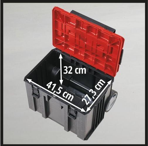 Actual product image Einhell E-Case L with wheels System case (1 pieces)