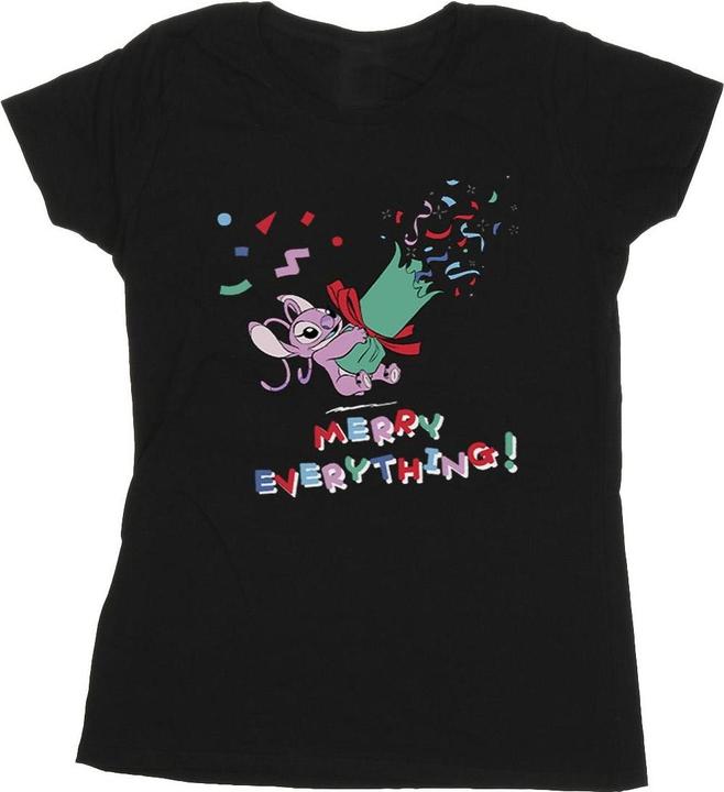 Disney Lilo And Stitch Angel Merry Everything TShirt (XL)