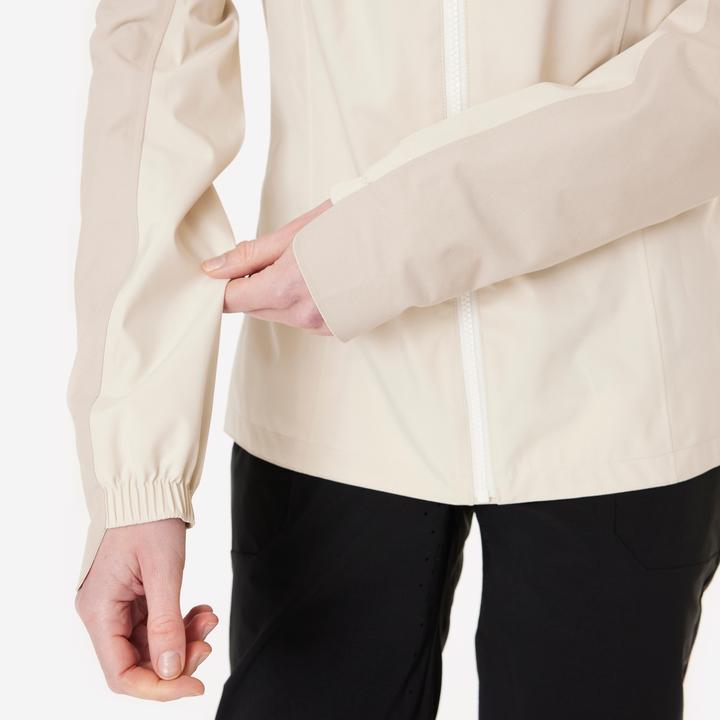 Actual product image Rockrider Bicycle rain jacket MTB Expl 700 ladies beige (XS)