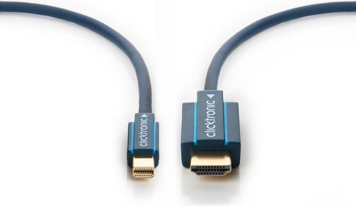 Produktbild clicktronic Mini DisplayPort — HDMI (Typ A) (1 m, DisplayPort, HDMI)