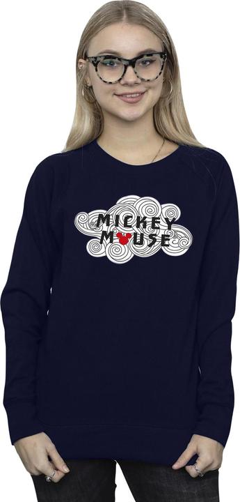 Produktbild Disney Mickey Mouse Swirl Logo Sweatshirt (S)