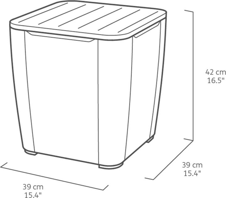 Immagine prodotto Keter Balcone Iowa Balcony Set Tavolo: 39x39x43 Sedia: 62x60x89 (62 cm)