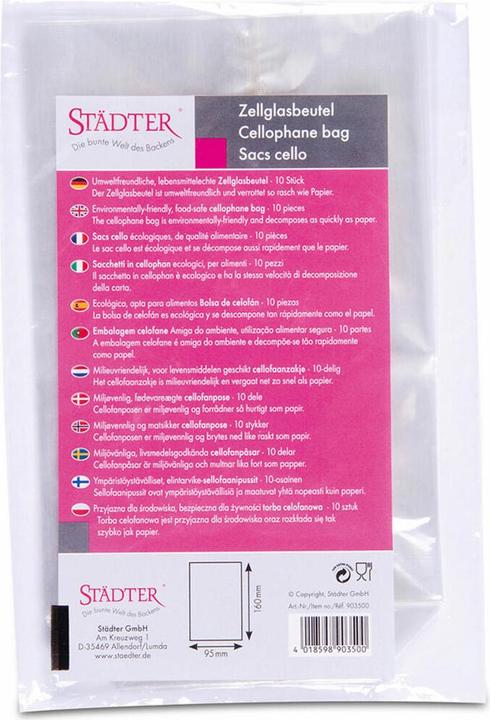 Produktbild Städter Pralinentüten 9,5x16 cm (10 x)